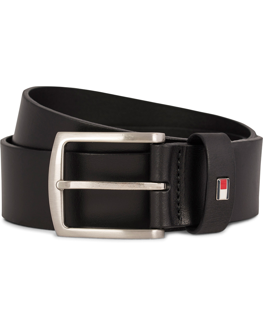 Herren | Tommy Hilfiger New Denton Belt 4 cm Black | Tommy Hilfiger | New Denton Belt 4 cm Black