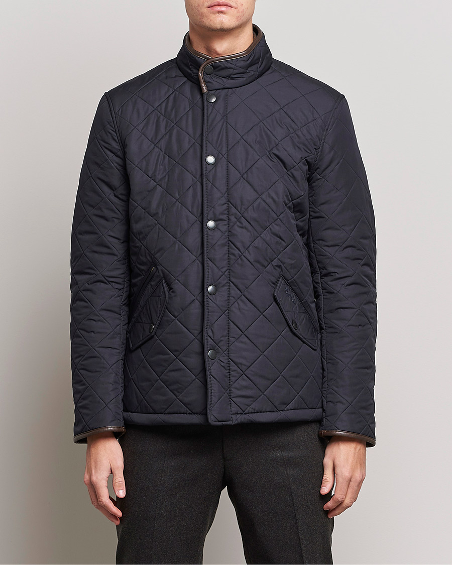 Herr | Barbour Lifestyle | Barbour Lifestyle | Powell Quilted Jacket Navy