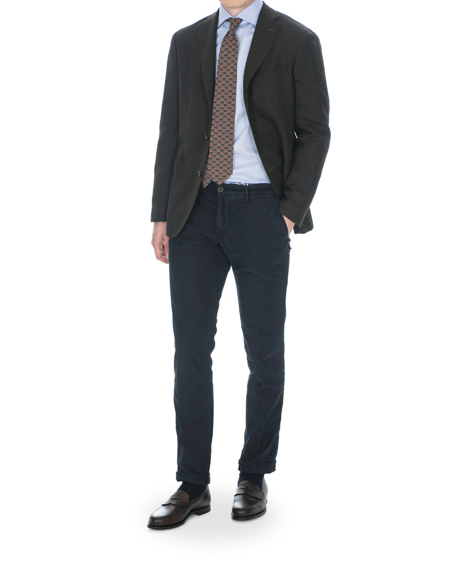 Herren | Hemden | Barba Napoli | Slim Fit Shirt Light Blue 38 - S