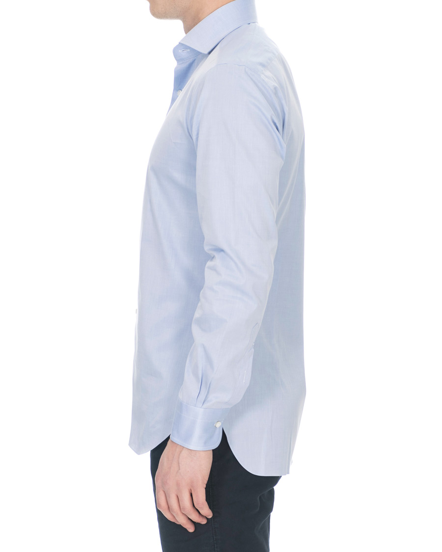 Herren | Hemden | Barba Napoli | Slim Fit Shirt Light Blue 38 - S