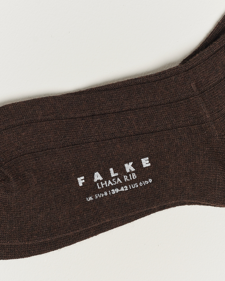 Herren | Normale Socken | Falke | Lhasa Cashmere Socks Brown