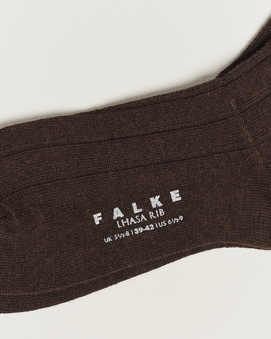 Men |  | Falke | Lhasa Cashmere Socks Brown