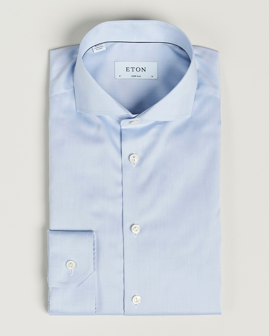 Herren | Hemden | Eton | Super Slim Fit Shirt Blue