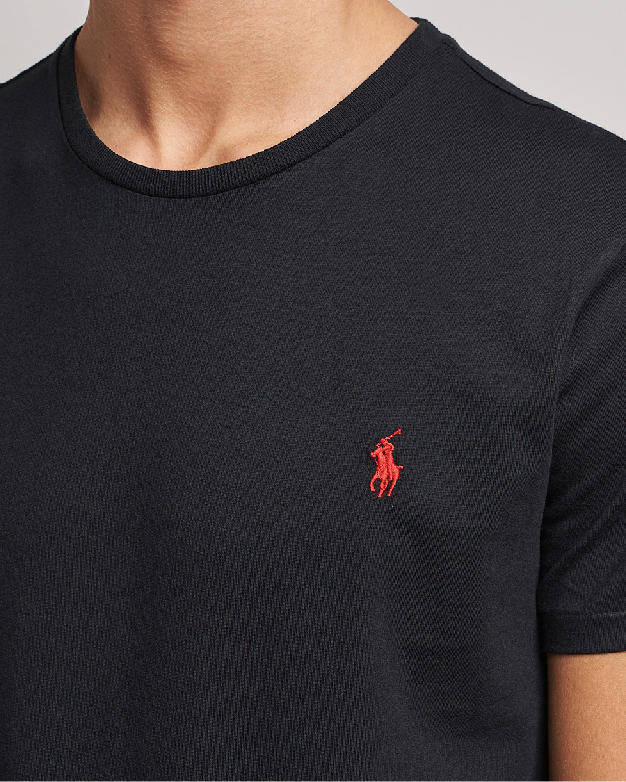 Herren | T-Shirts | Polo Ralph Lauren | Custom Slim Fit Tee RL Black