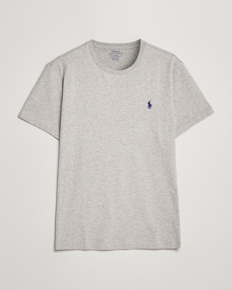 Herren | T-Shirts | Polo Ralph Lauren | Custom Slim Fit Tee New Grey Heather