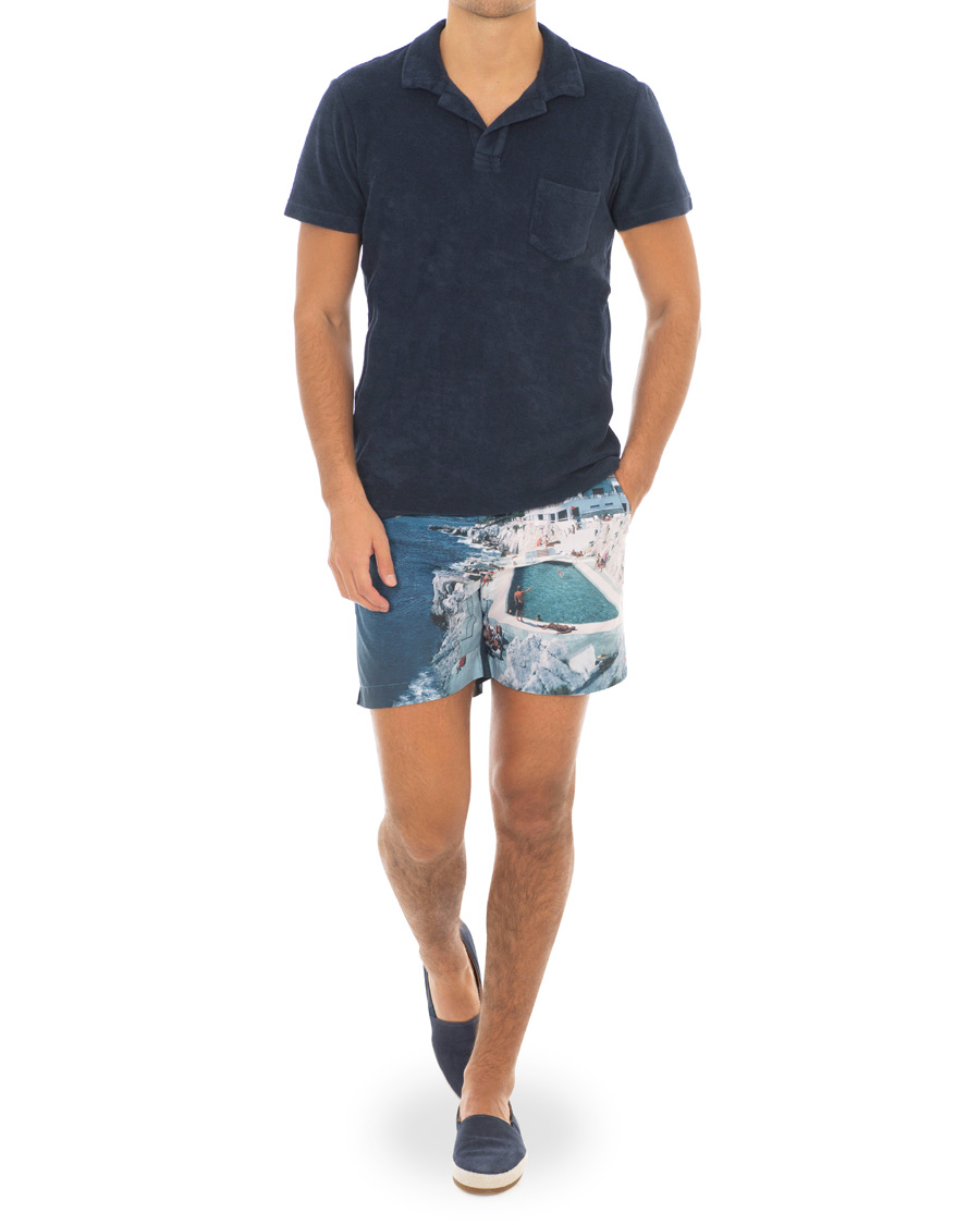 Herren | Badehosen | Orlebar Brown | Bulldog Hulton Mid Length Swim Shorts Roc Pool