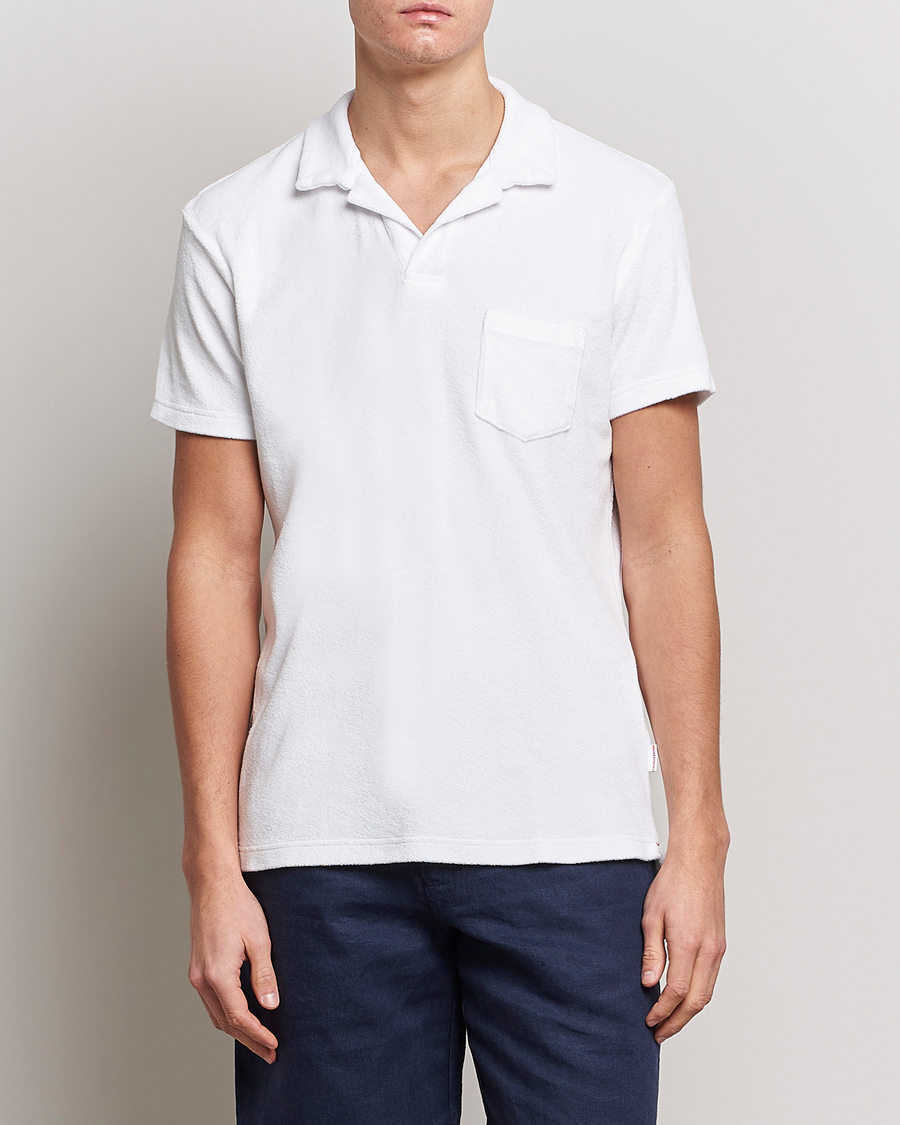 Herren | Poloshirt | Orlebar Brown | Terry Polo White