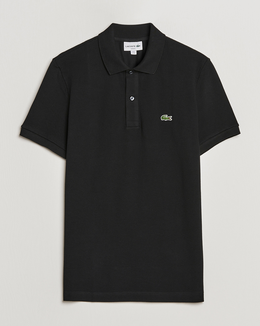 Herren | Poloshirts | Lacoste | Slim Fit Polo Piké Black