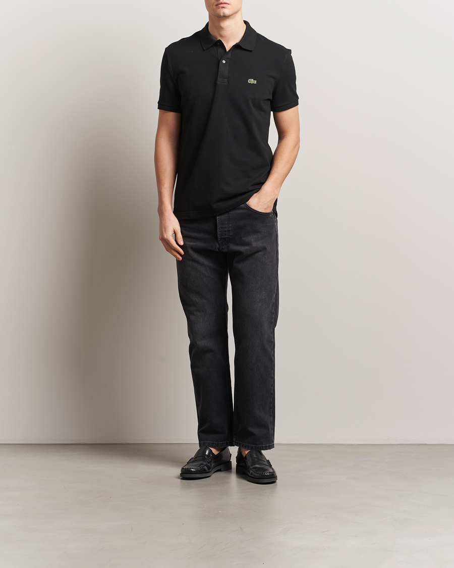Herren | Poloshirts | Lacoste | Slim Fit Polo Piké Black