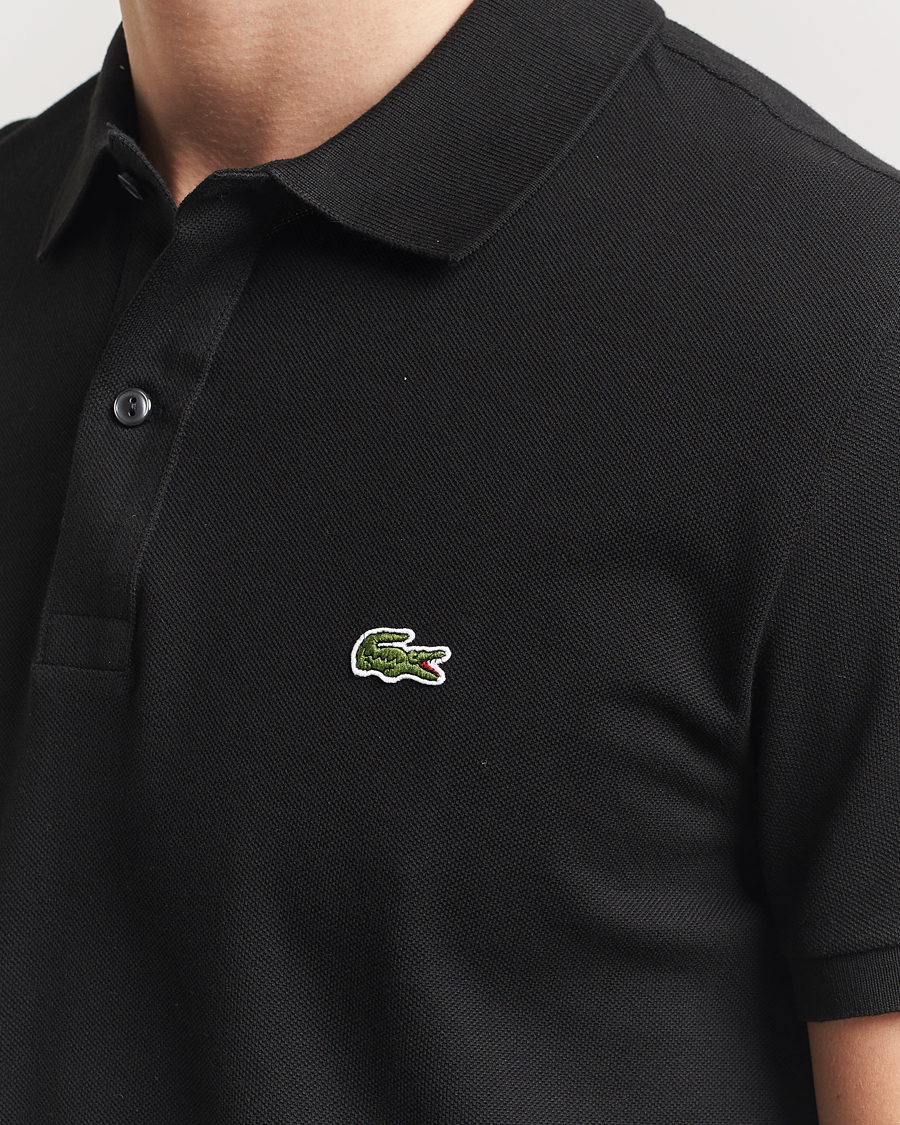 Herren | Poloshirts | Lacoste | Slim Fit Polo Piké Black