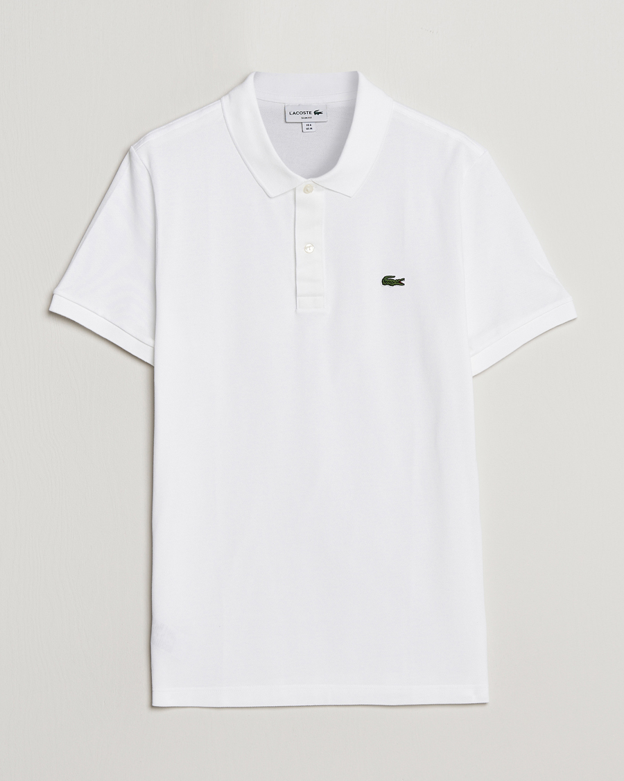 Herren | | Lacoste | Slim Fit Polo Piké White