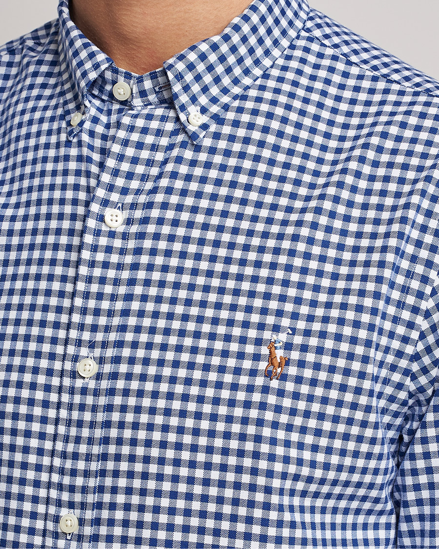 Herren | Hemden | Polo Ralph Lauren | Slim Fit Shirt Oxford Blue/White Gingham