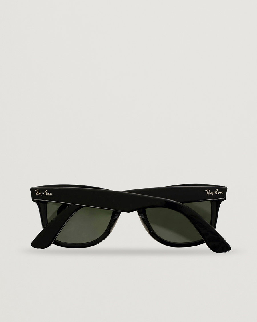 Herren | Sonnenbrillen | Ray-Ban | Original Wayfarer Sunglasses Black/Crystal Green