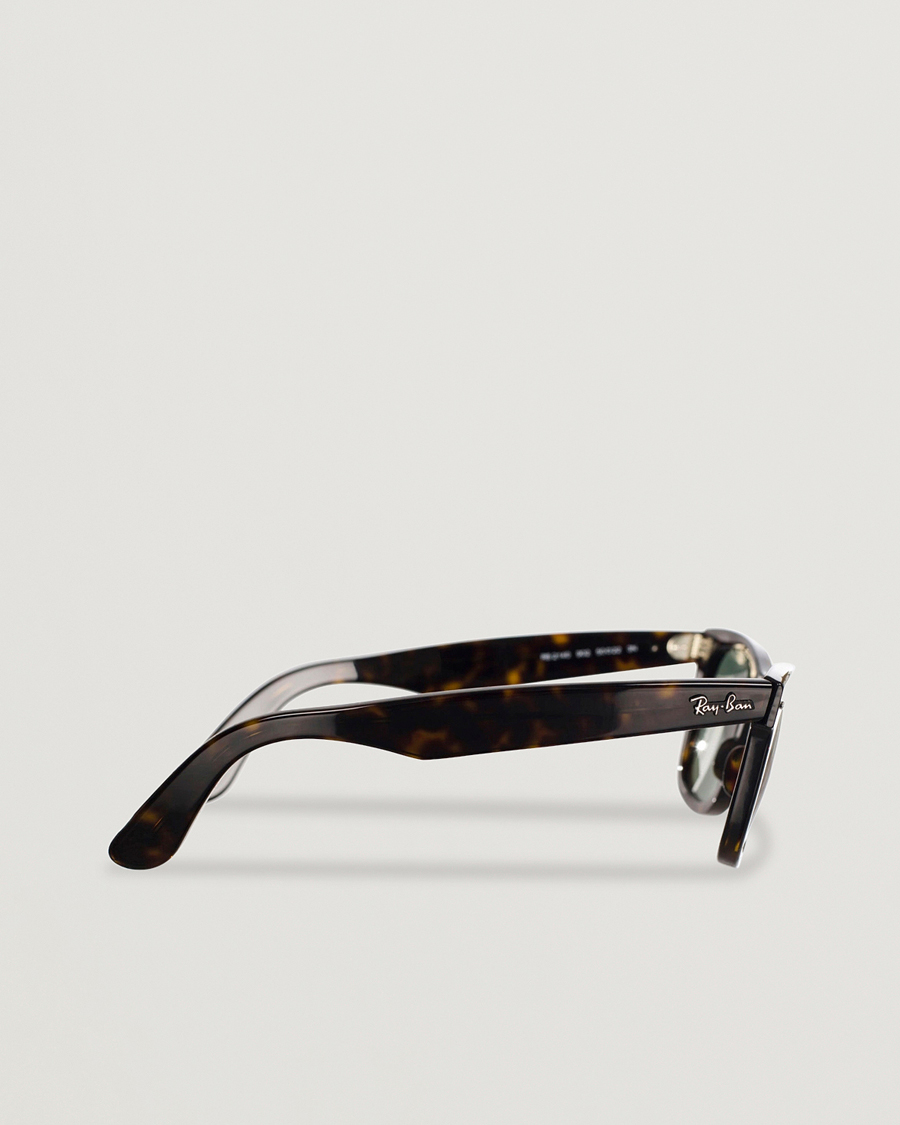 Herren | Sonnenbrillen | Ray-Ban | Original Wayfarer Sunglasses Tortoise/Crystal Green