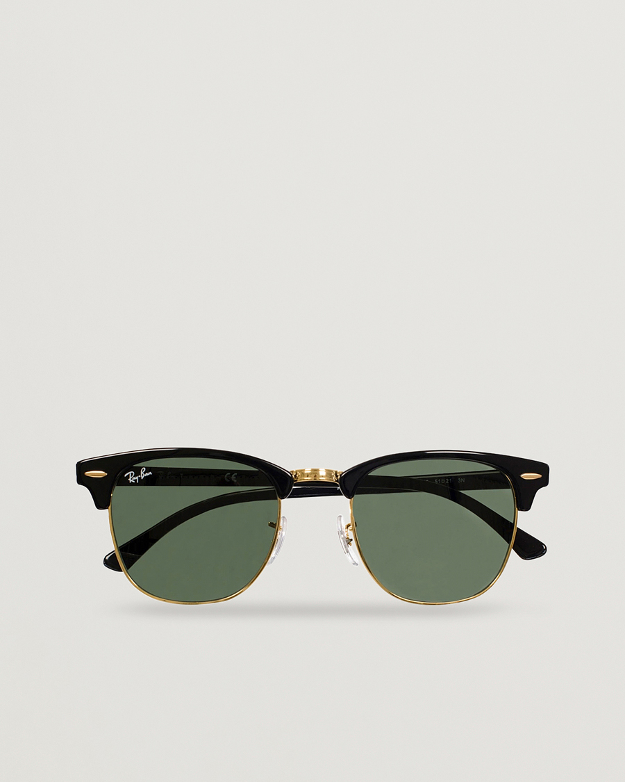 Herren | Sonnenbrillen | Ray-Ban | Clubmaster Sunglasses Ebony/Crystal Green