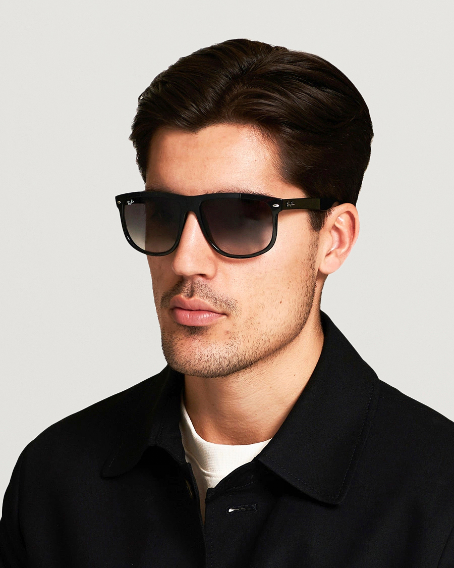 Herren | Ray-Ban | Ray-Ban | RB4147 Sunglasses Black/Chrystal Grey Gradient