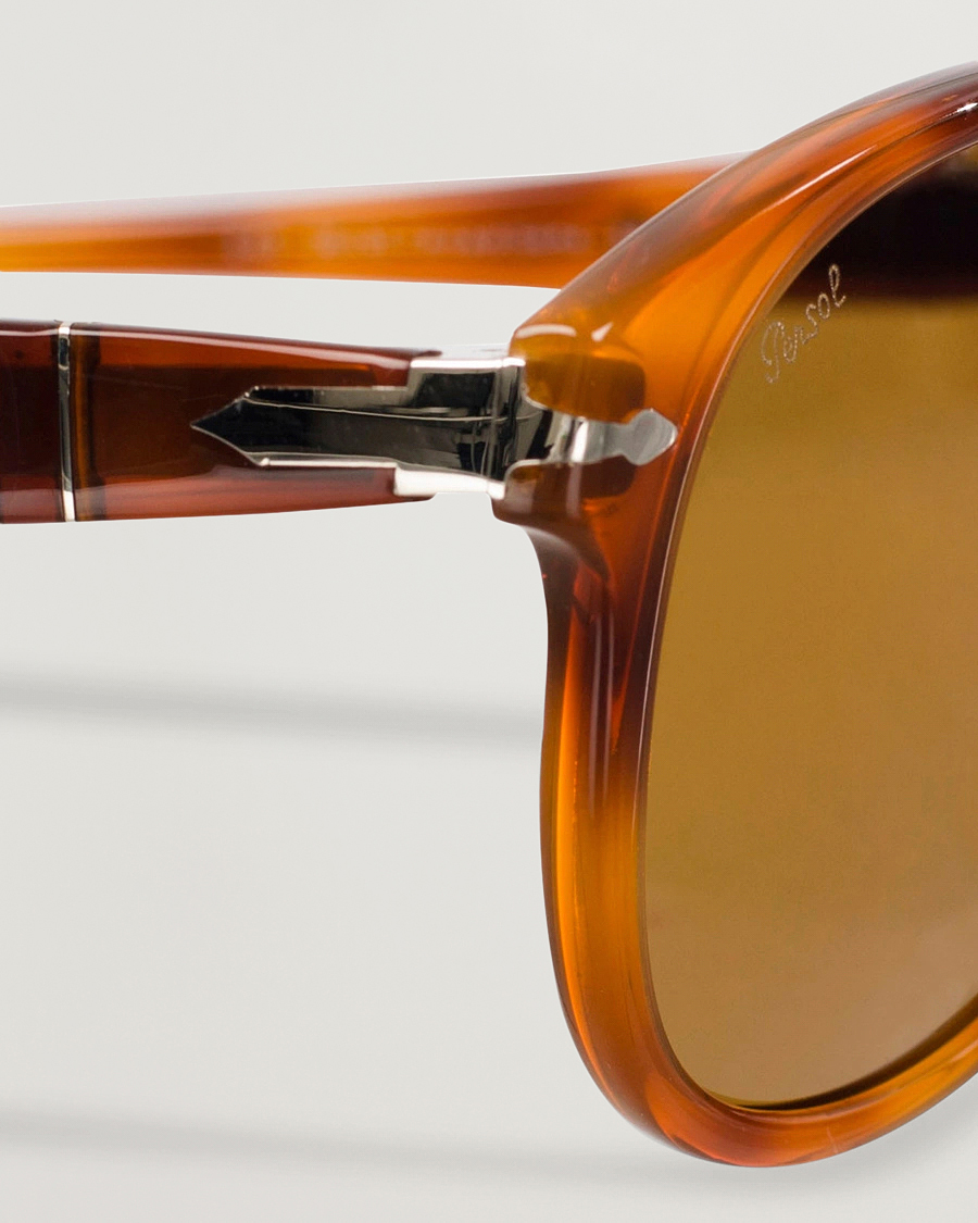 Herren | Persol 0PO0649 Sunglasses Light Havana/Crystal Brown | Persol | 0PO0649 Sunglasses Light Havana/Crystal Brown