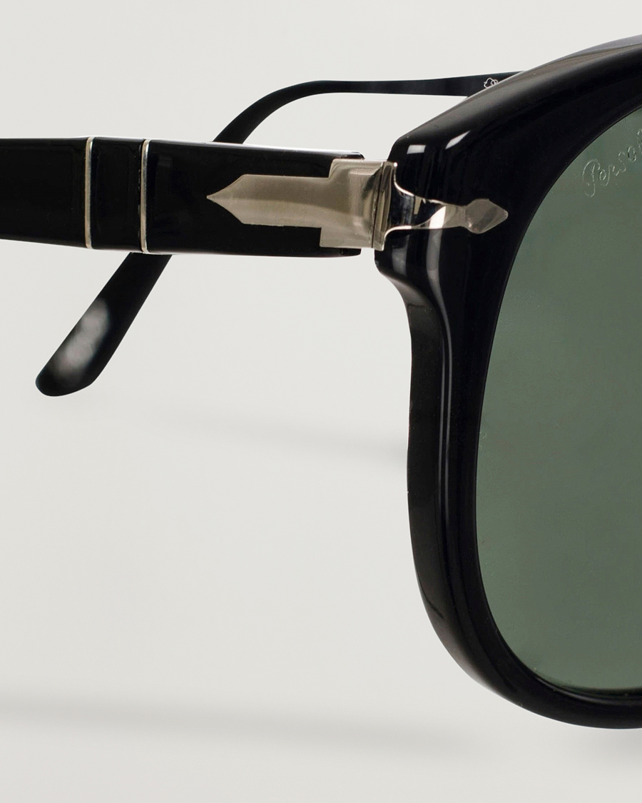 Herren | Sonnenbrillen | Persol | 0PO0714 Folding Sunglasses Black/Crystal Green