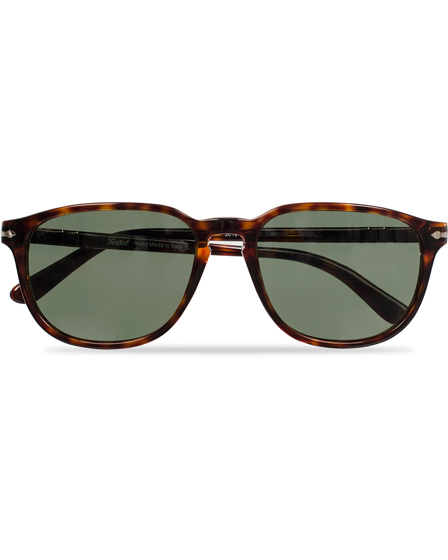 Herren | Persol PO3019S Sunglasses Havana/Crystal Green | Persol | PO3019S Sunglasses Havana/Crystal Green