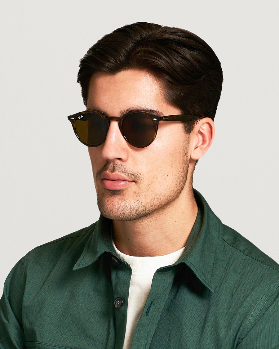 Herren | Accessoires | Ray-Ban | RB2180 Acetat Sunglasses Dark Havana/Dark Brown