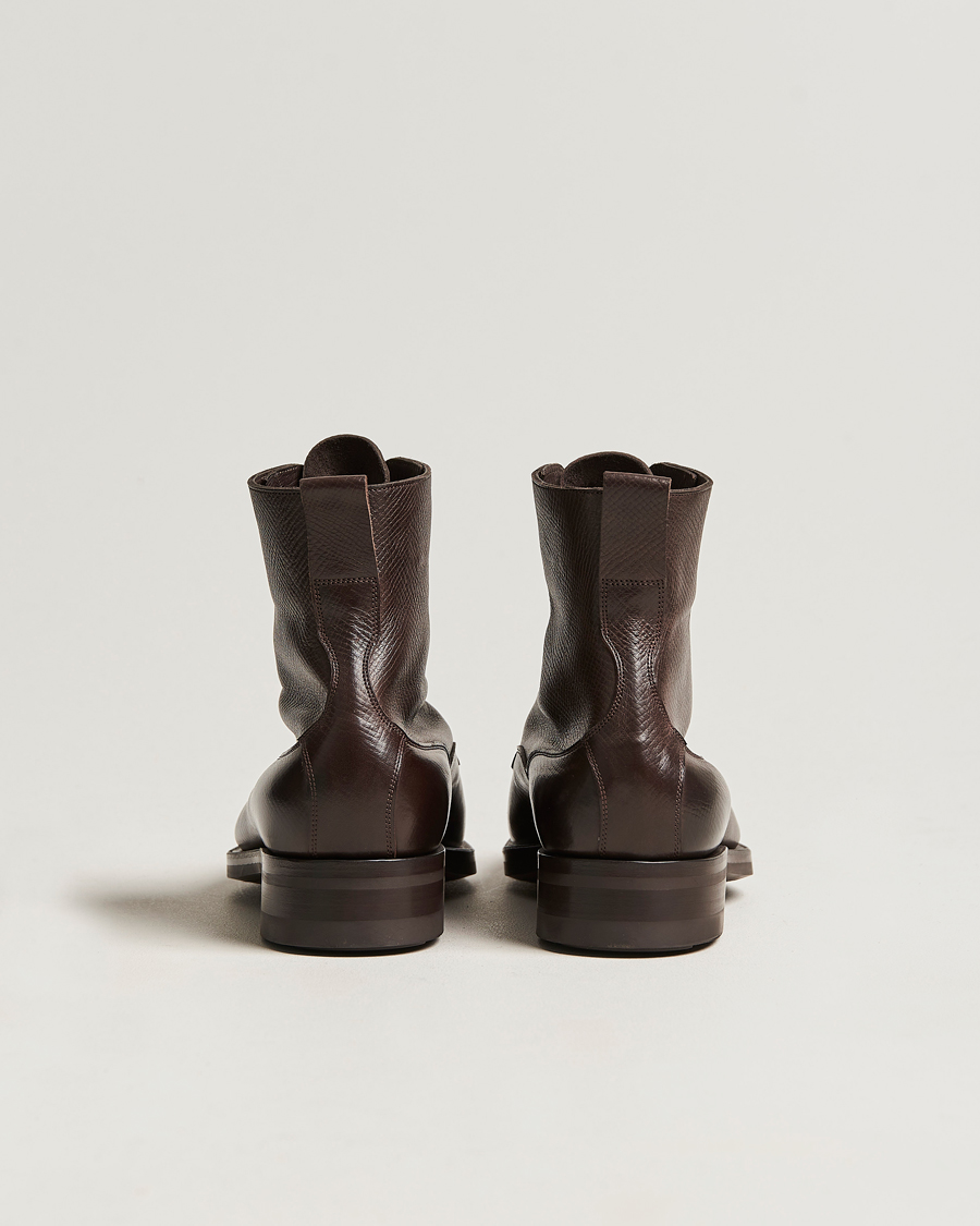Herren | Boots | Edward Green | Galway Grained Boot Dark Brown Utah Calf