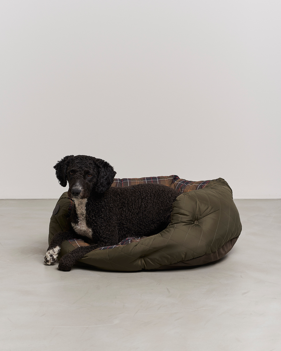 Herr |  | Barbour Lifestyle | Quilted Dog Bed 30' Olive