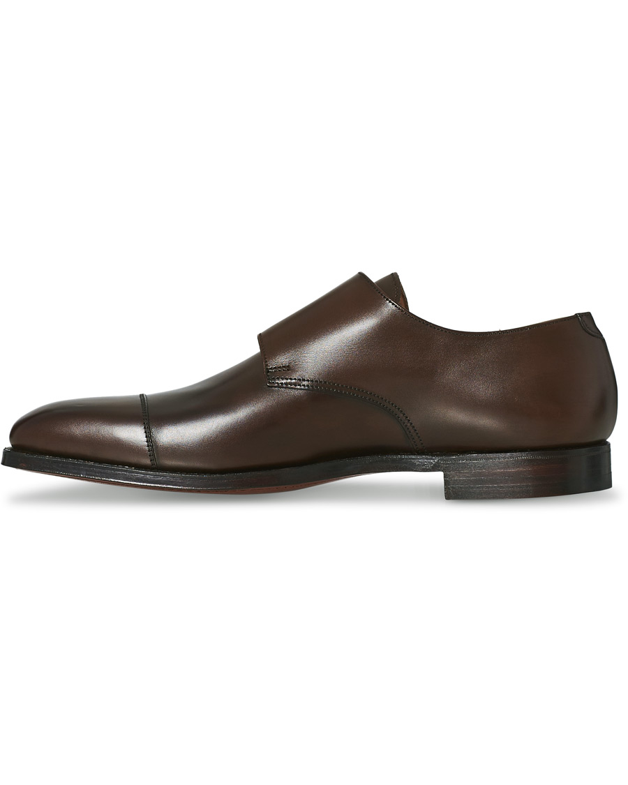 Herren | Crockett & Jones Lowndes Monkstrap Dark Brown Calf | Crockett & Jones | Lowndes Monkstrap Dark Brown Calf