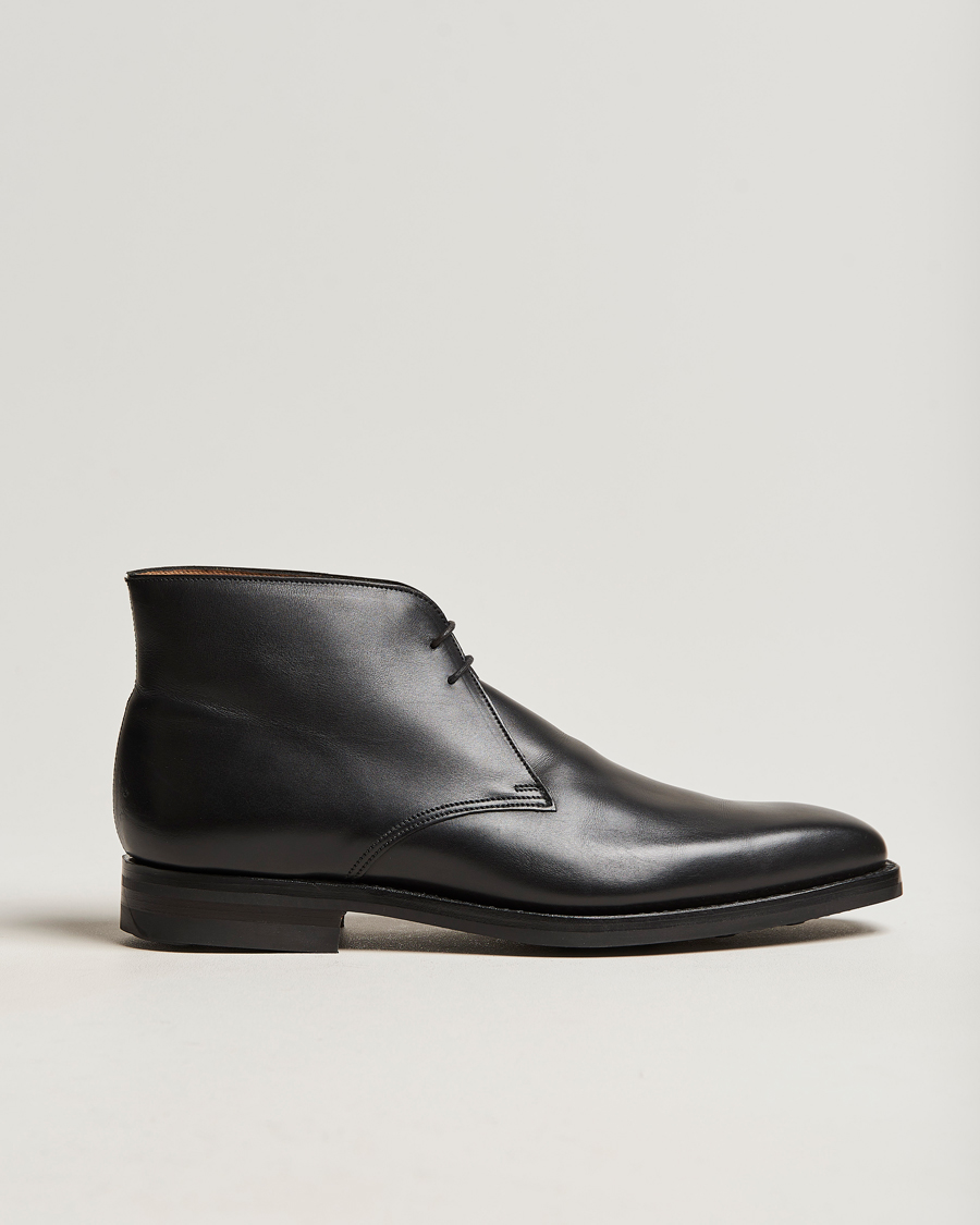 Herren | Boots | Crockett & Jones | Tetbury Chukka Black Calf
