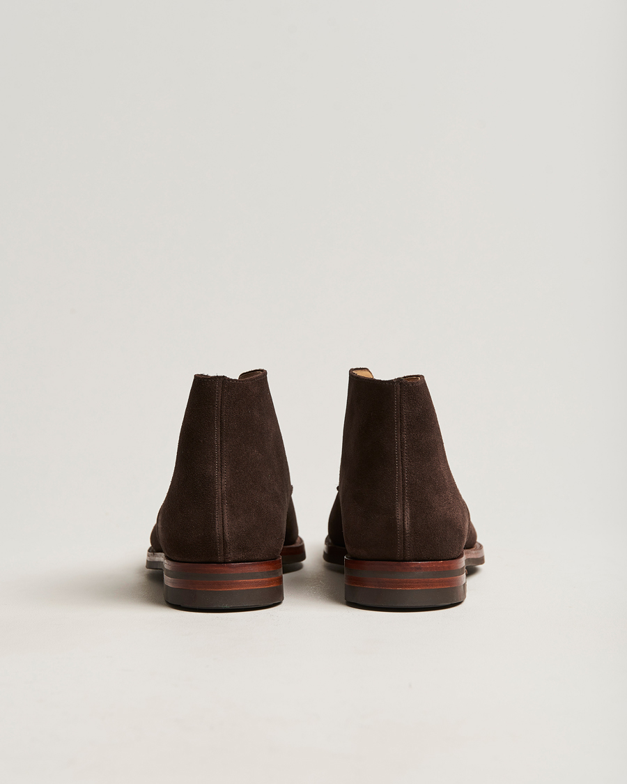 Herren | Boots | Crockett & Jones | Tetbury Chukka Dark Brown Suede