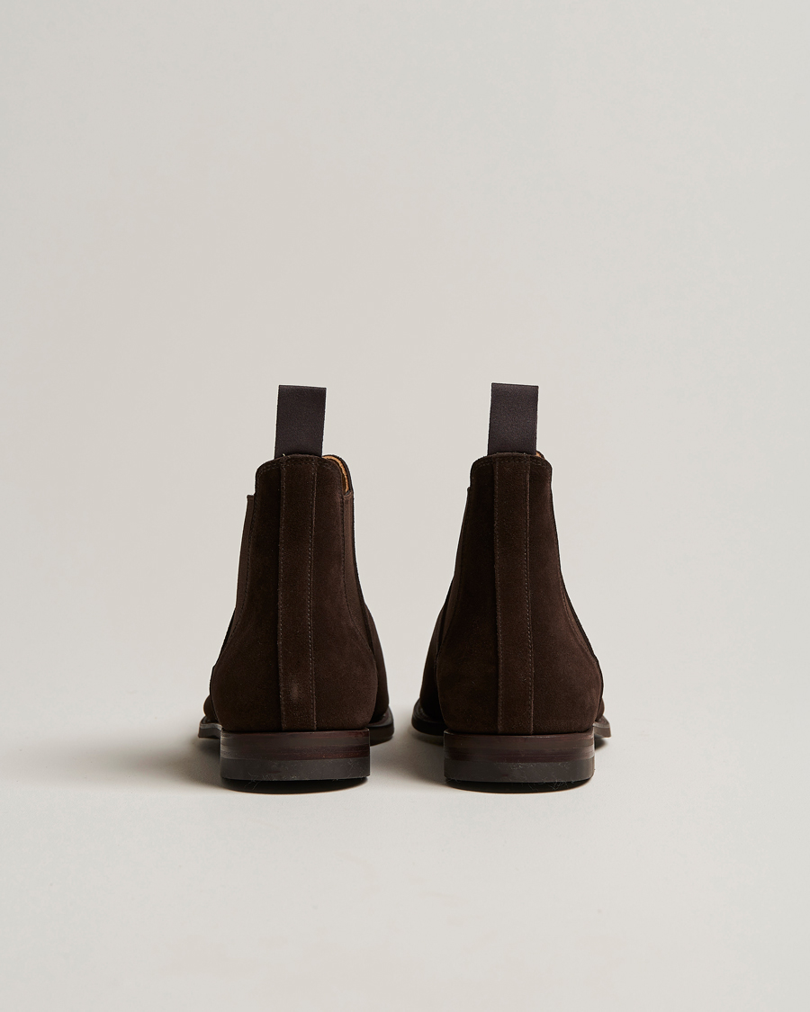 Herren | Crockett & Jones Chelsea 8 Boot Dark Brown Suede UK7 - EU41 | Crockett & Jones | Chelsea 8 Boot Dark Brown Suede UK7 - EU41