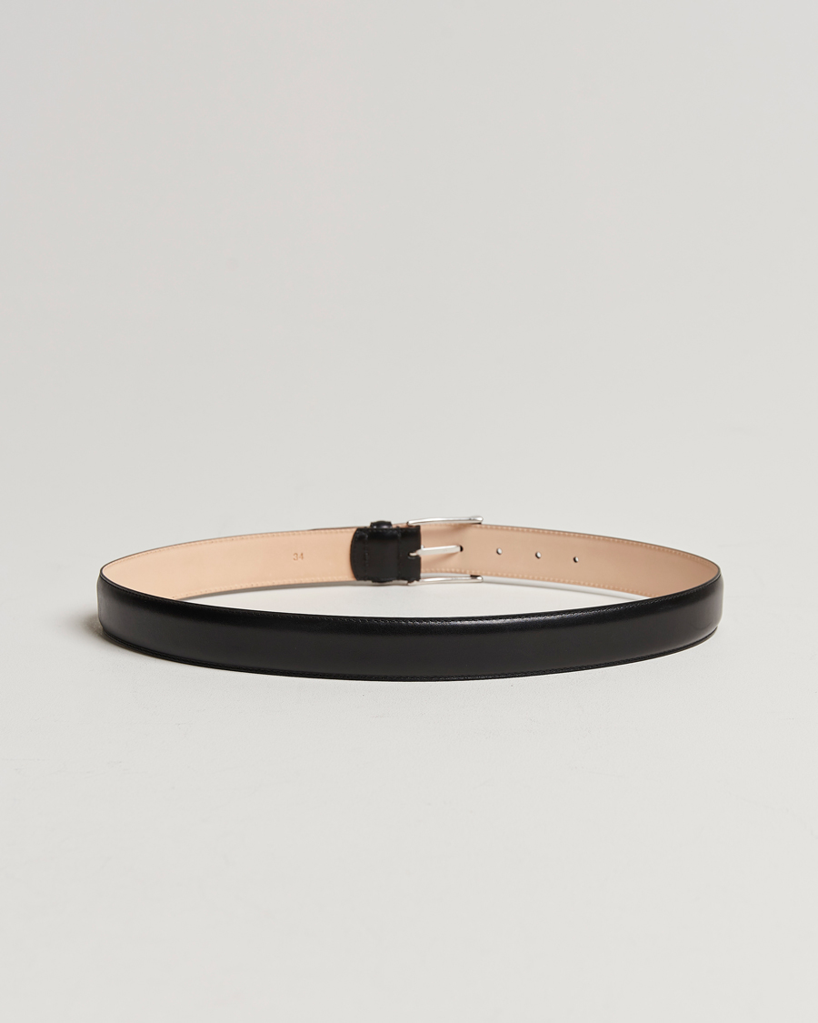 Herren | Special gifts | Crockett & Jones | Belt 3,2 cm Black Calf