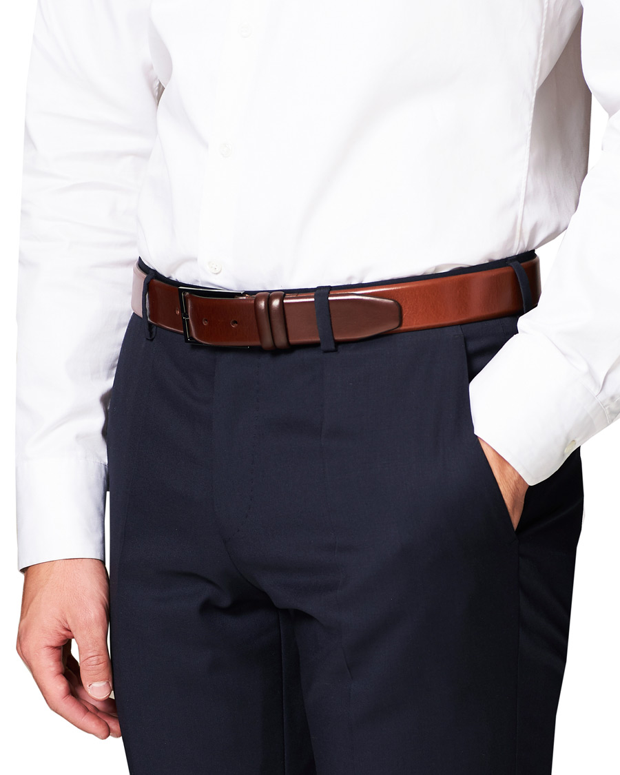 Herren | BOSS Carmello Leather Belt 3,5 cm Medium Brown | BOSS BLACK | BOSS Carmello Leather Belt 3,5 cm Medium Brown
