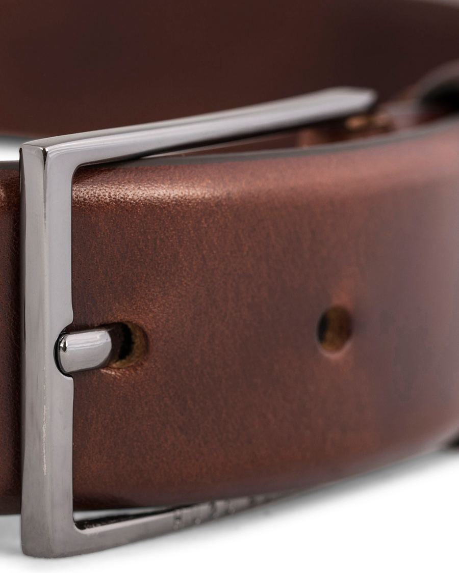 Herren | BOSS Carmello Leather Belt 3,5 cm Medium Brown | BOSS BLACK | BOSS Carmello Leather Belt 3,5 cm Medium Brown
