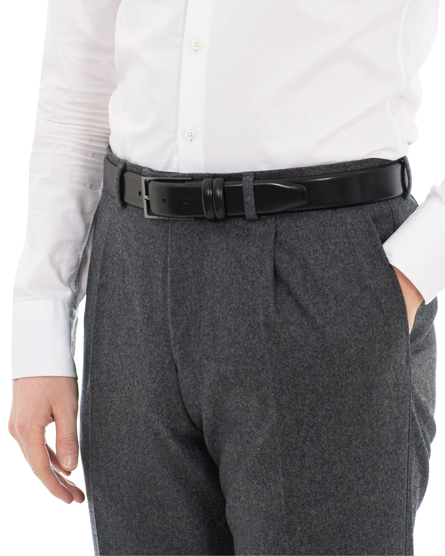 Herren | BOSS Carmello Leather Belt 3,5 cm Black | BOSS BLACK | BOSS Carmello Leather Belt 3,5 cm Black