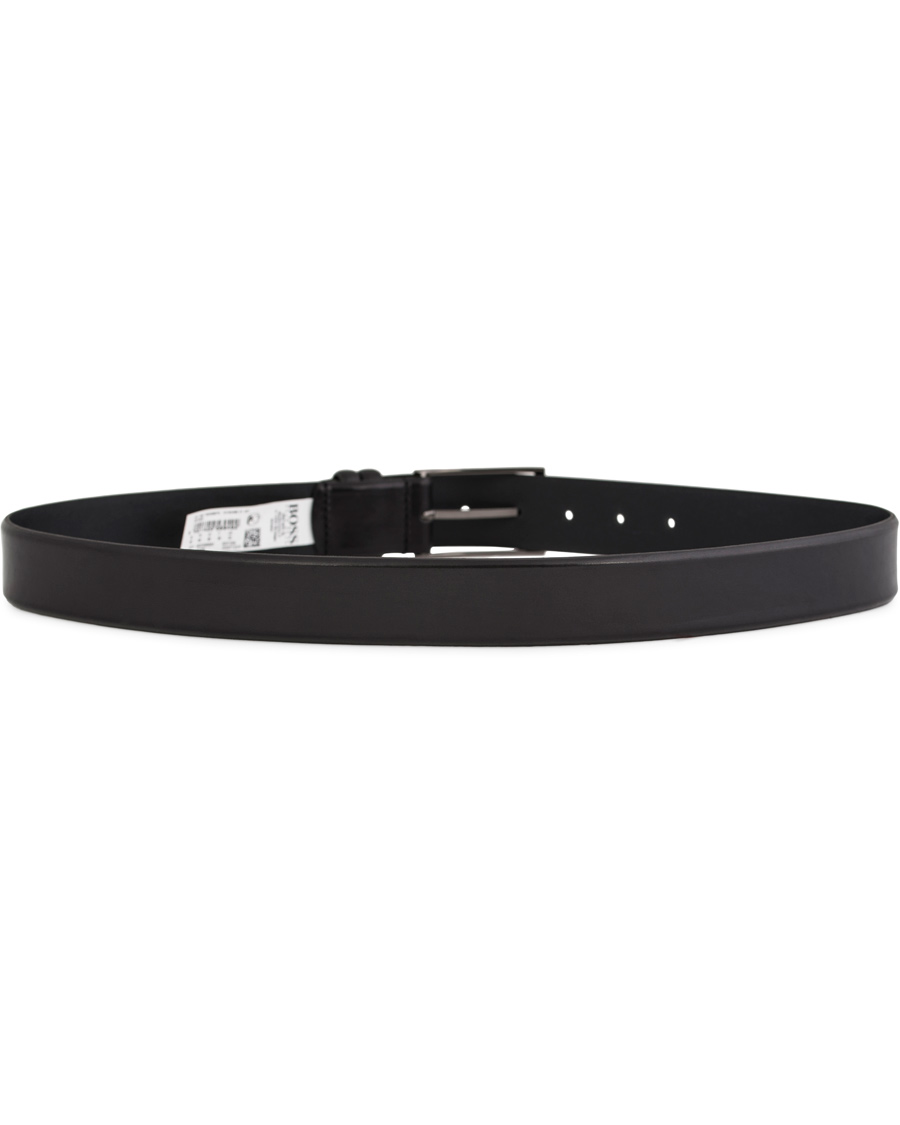 Herren | BOSS Carmello Leather Belt 3,5 cm Black | BOSS BLACK | BOSS Carmello Leather Belt 3,5 cm Black