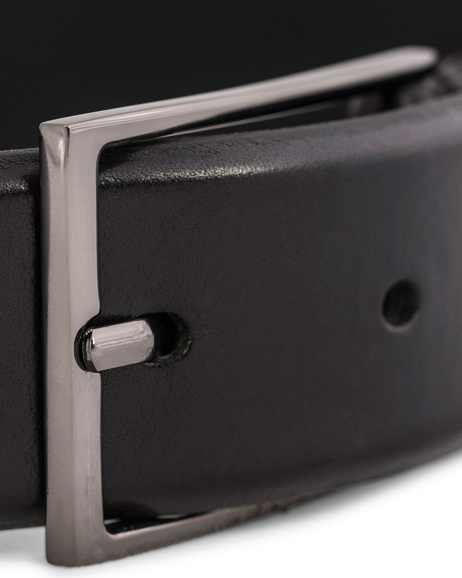 Herren | BOSS Carmello Leather Belt 3,5 cm Black | BOSS BLACK | BOSS Carmello Leather Belt 3,5 cm Black