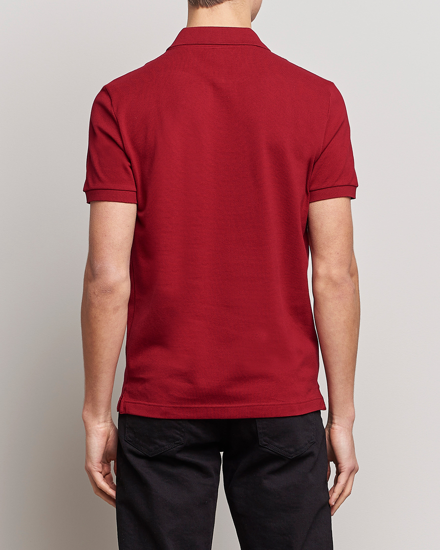 Herren | Poloshirt | Lacoste | Slim Fit Polo Piké Bordeaux