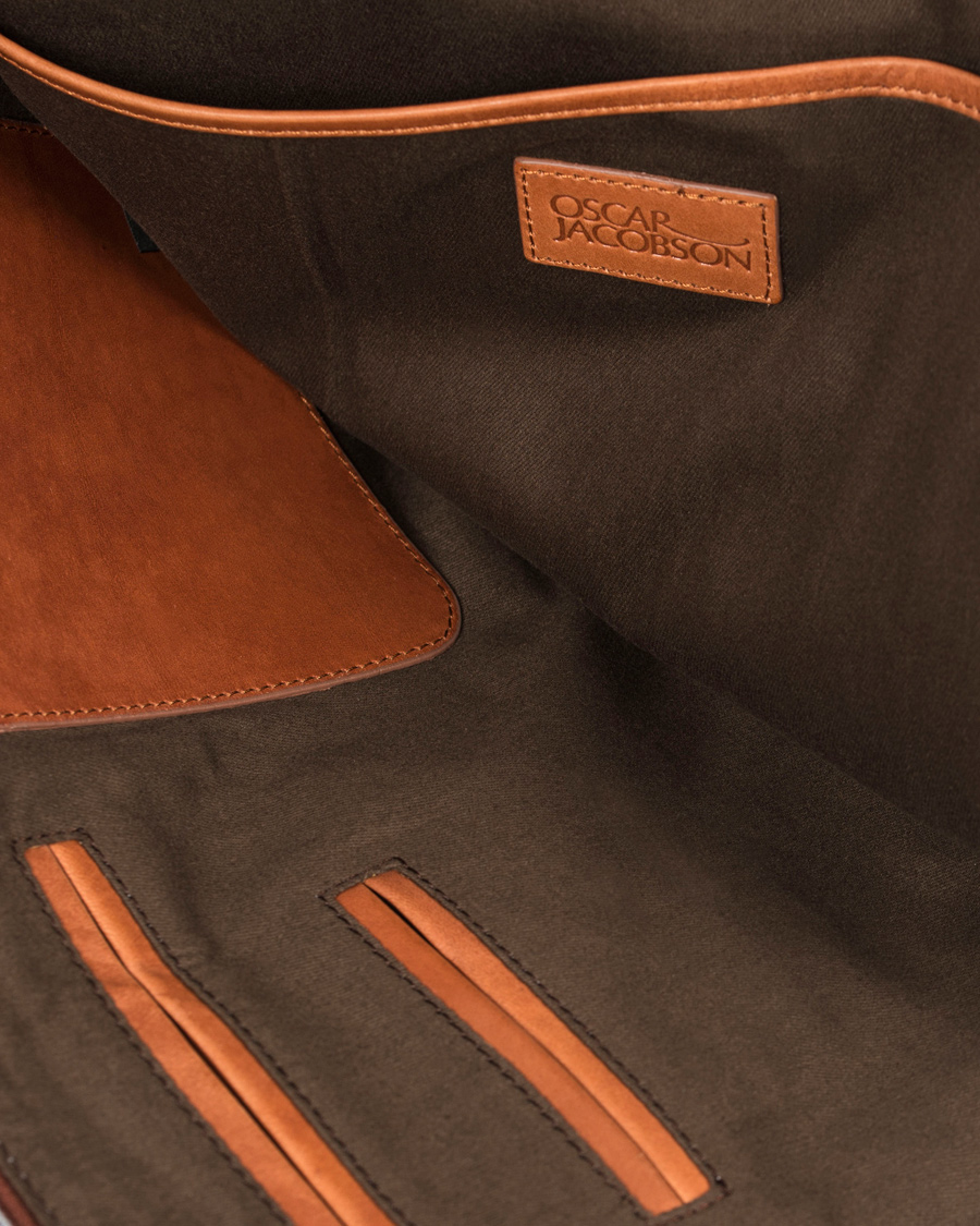 Herren | Oscar Jacobson Leather Document Case Brown | Oscar Jacobson | Leather Document Case Brown