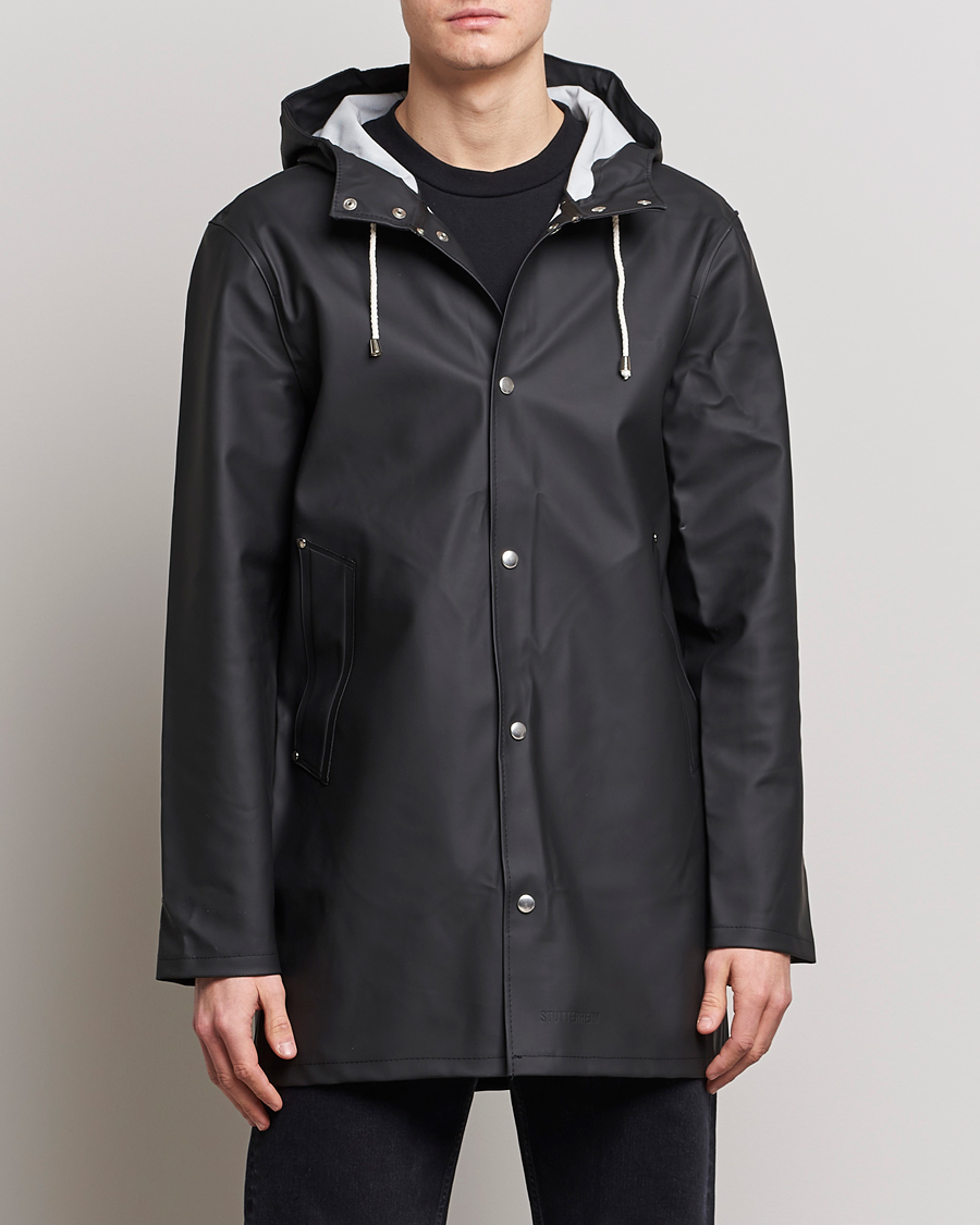 Herren | Stylisch im Regen | Stutterheim | Stockholm Raincoat Black