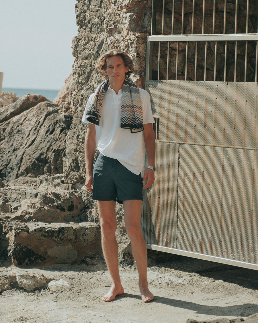 Herren | Poloshirts | Sunspel | Riviera Polo Shirt White