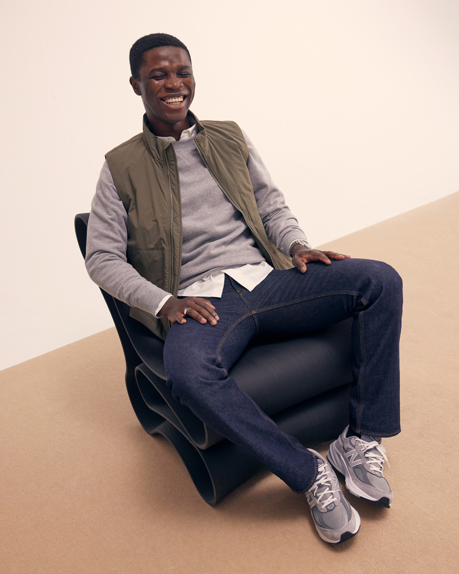 Herren | Pullover | Sunspel | Loopback Sweatshirt Grey Melange