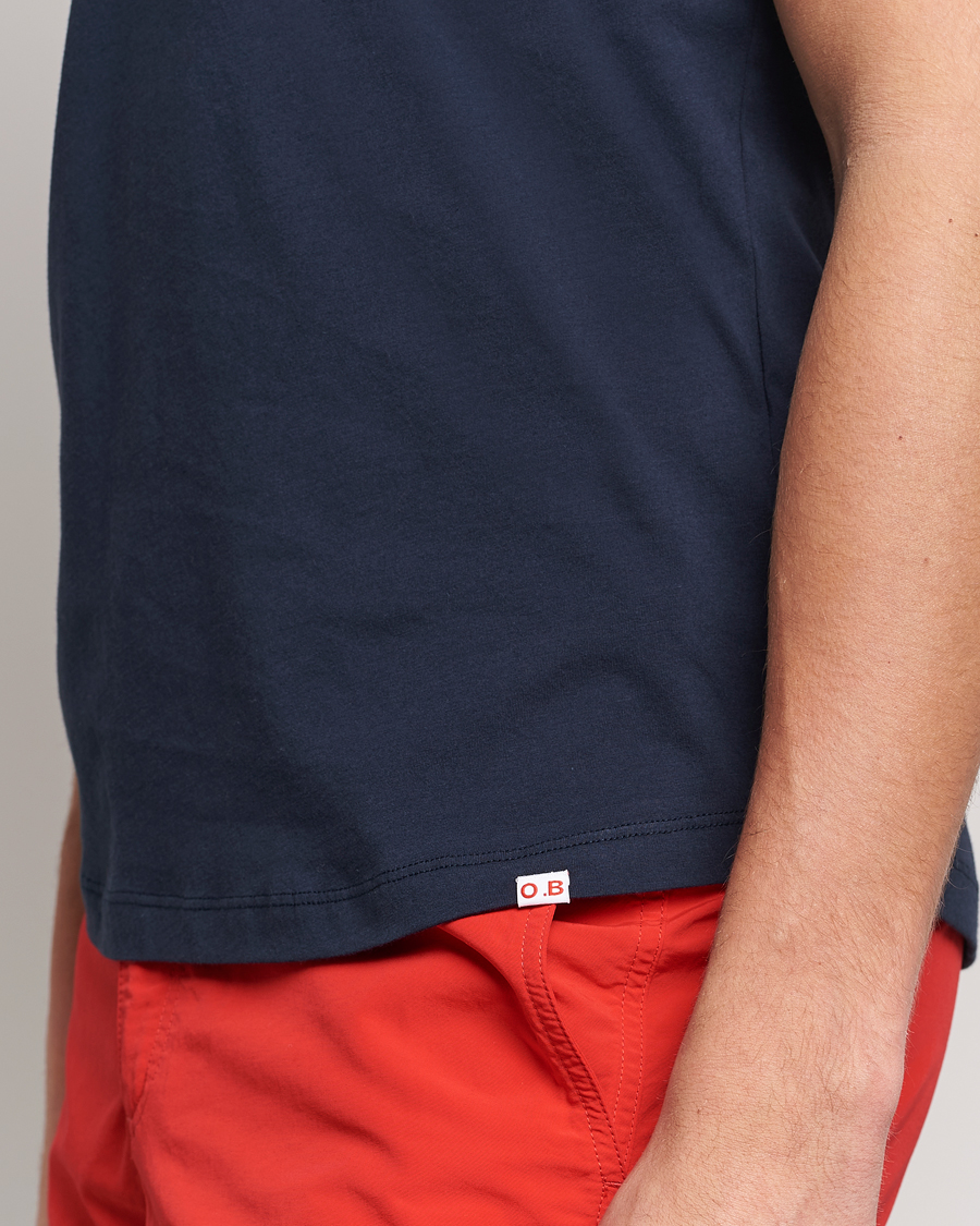 Herren | T-Shirts | Orlebar Brown | OB V-Neck Tee Navy