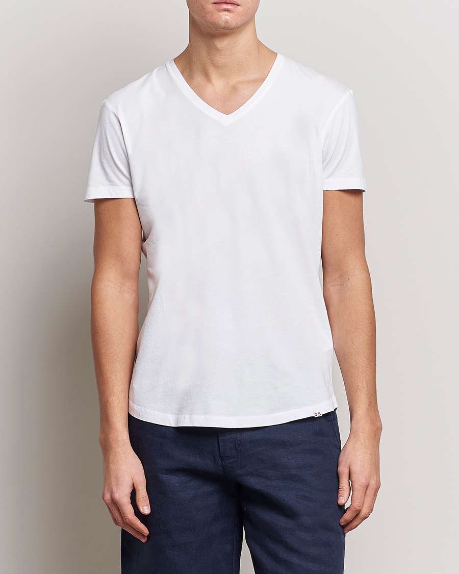 Herren | Kategorie | Orlebar Brown | OB V-Neck Tee White