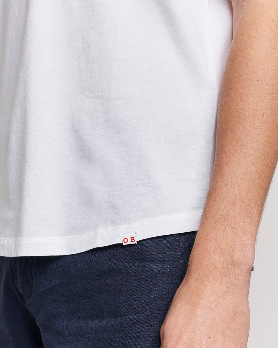 Herren | T-Shirts | Orlebar Brown | OB V-Neck Tee White