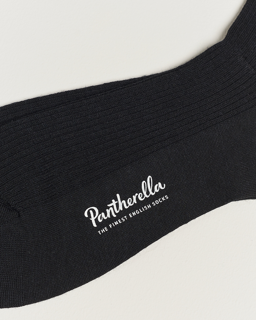 Herren | Socken aus Merinowolle | Pantherella | Naish Merino/Nylon Sock Black