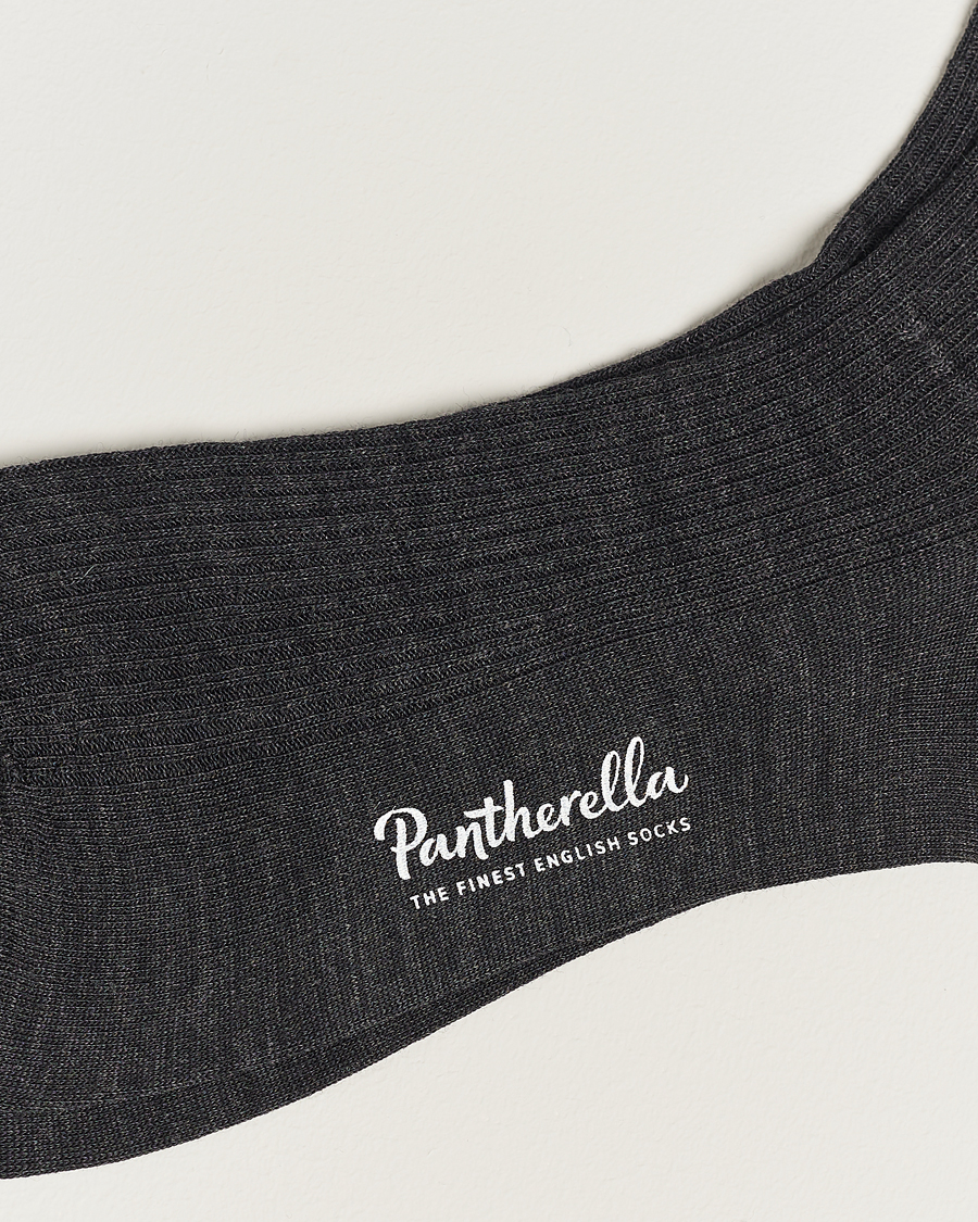 Herren |  | Pantherella | Naish Merino/Nylon Sock Charcoal