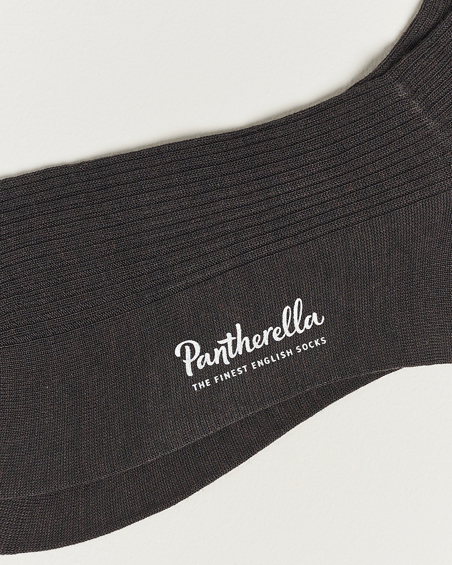 Herren |  | Pantherella | Naish Merino/Nylon Sock Chocolate