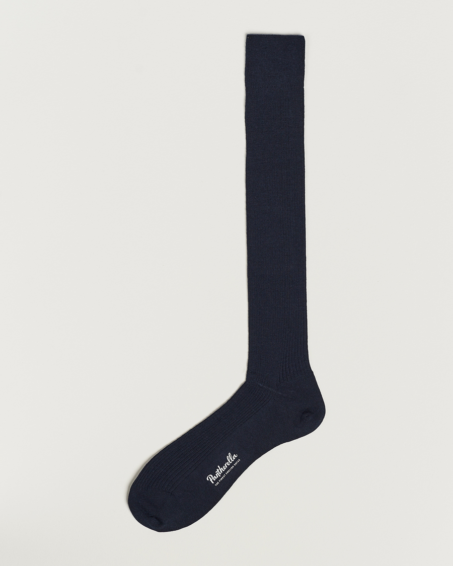 Herren | Kniestrümpfe | Pantherella | Naish Long Merino/Nylon Sock Navy