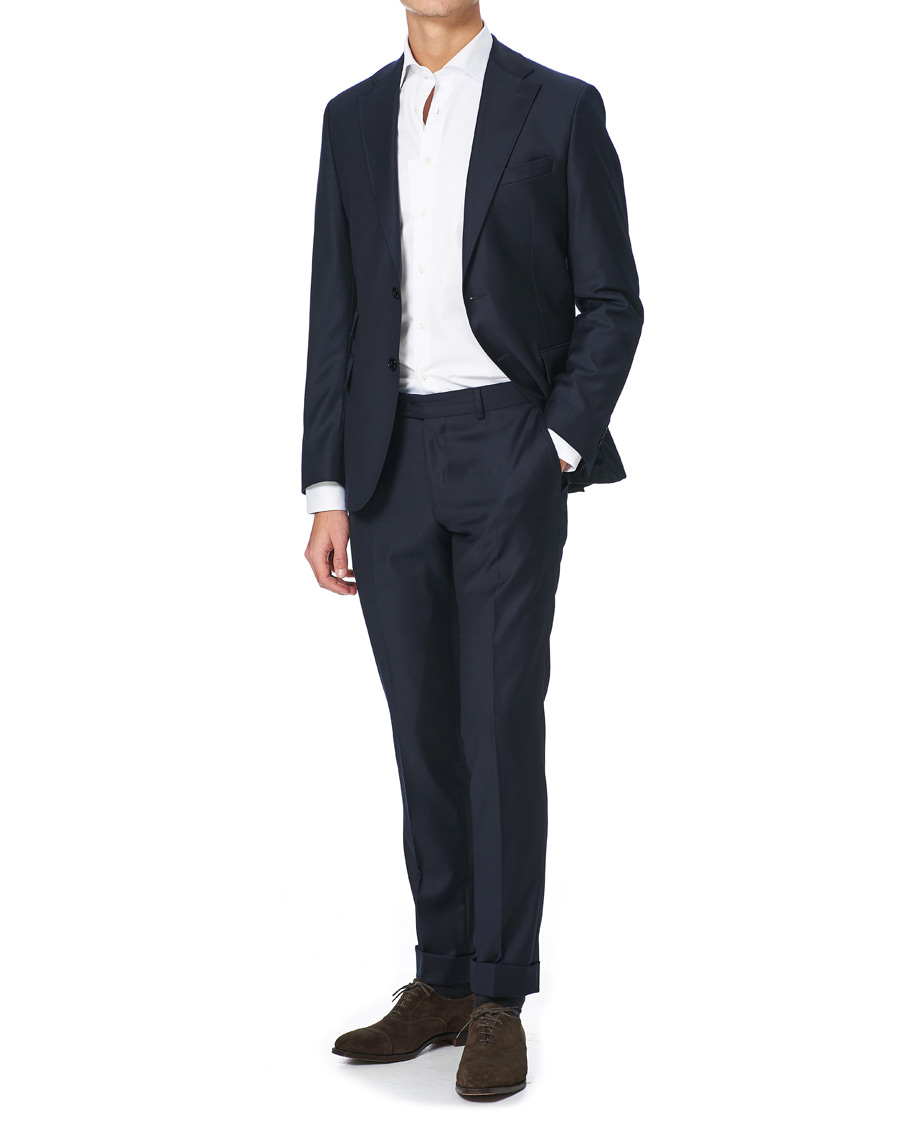 Herren | Hemden | Stenströms | Superslim Plain Shirt White