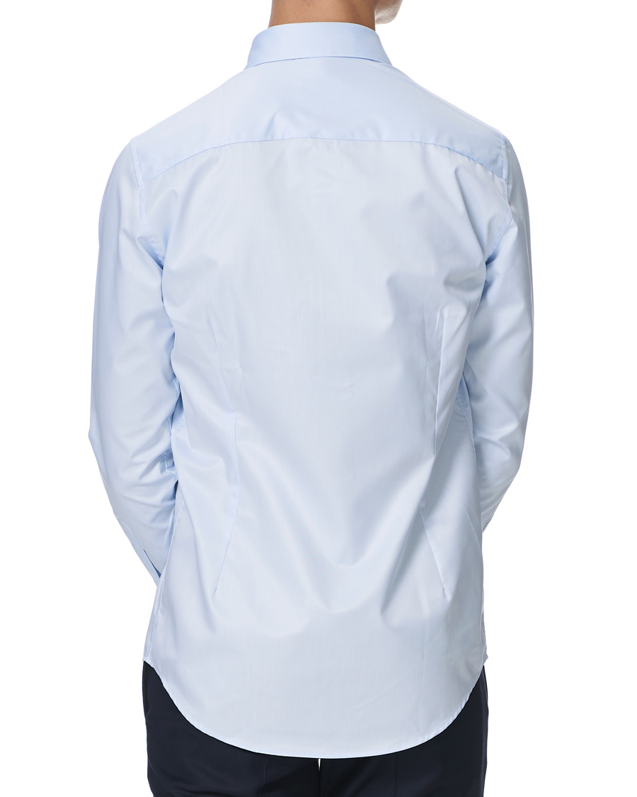 Herren | Hemden | Stenströms | Superslim Plain Shirt Blue